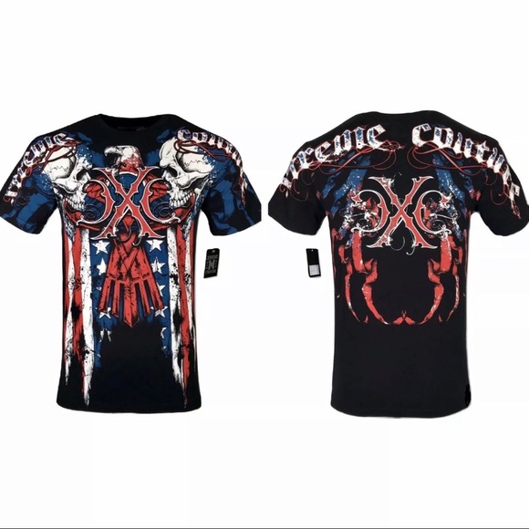 XTREME COUTURE by AFFLICTION Men T-Shirt PATRIOT - Picture 2 of 8